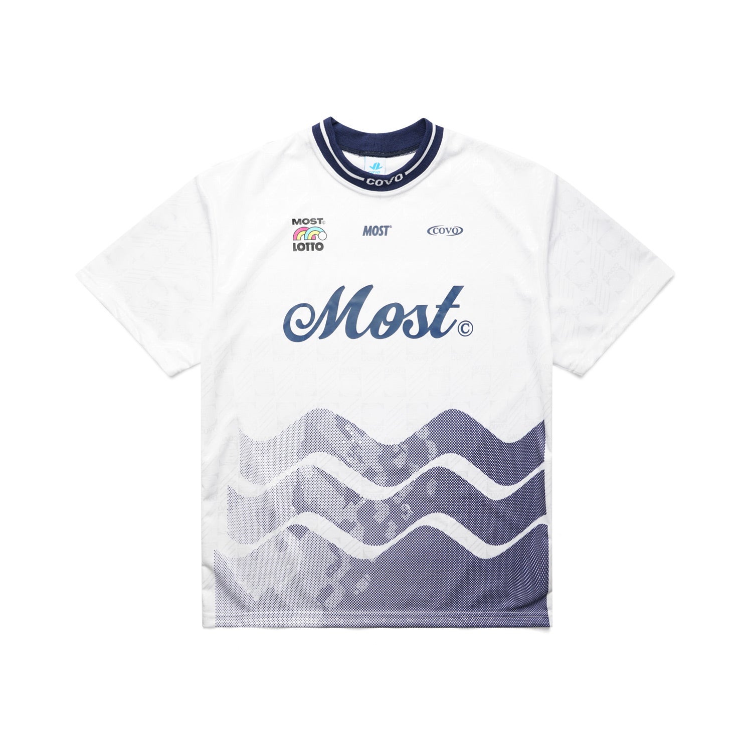 MOST© + Covo Short Sleeve Jersey - White/Navy
