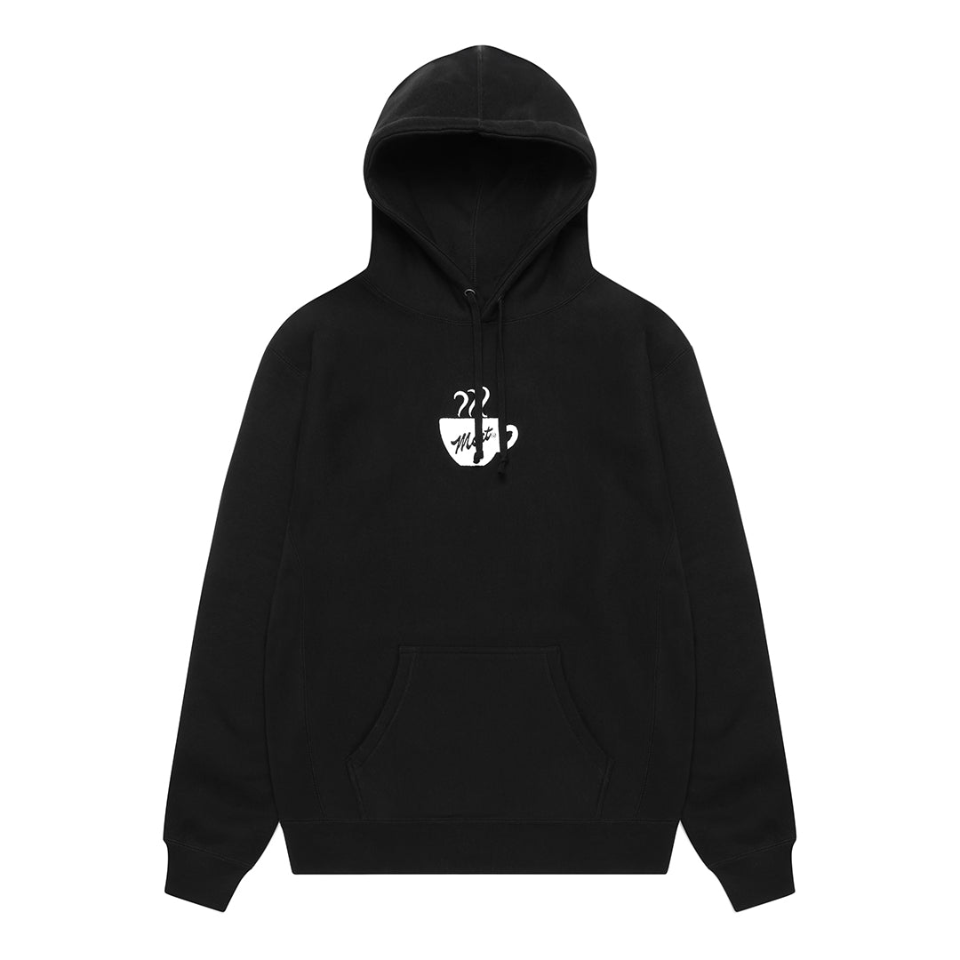 Coffee Ultra Weight Hoodie - Black