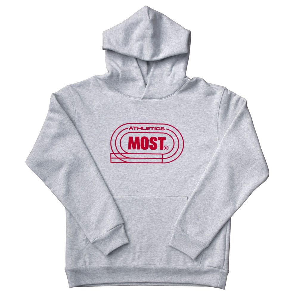 Track Pullover Hoodie - Ash