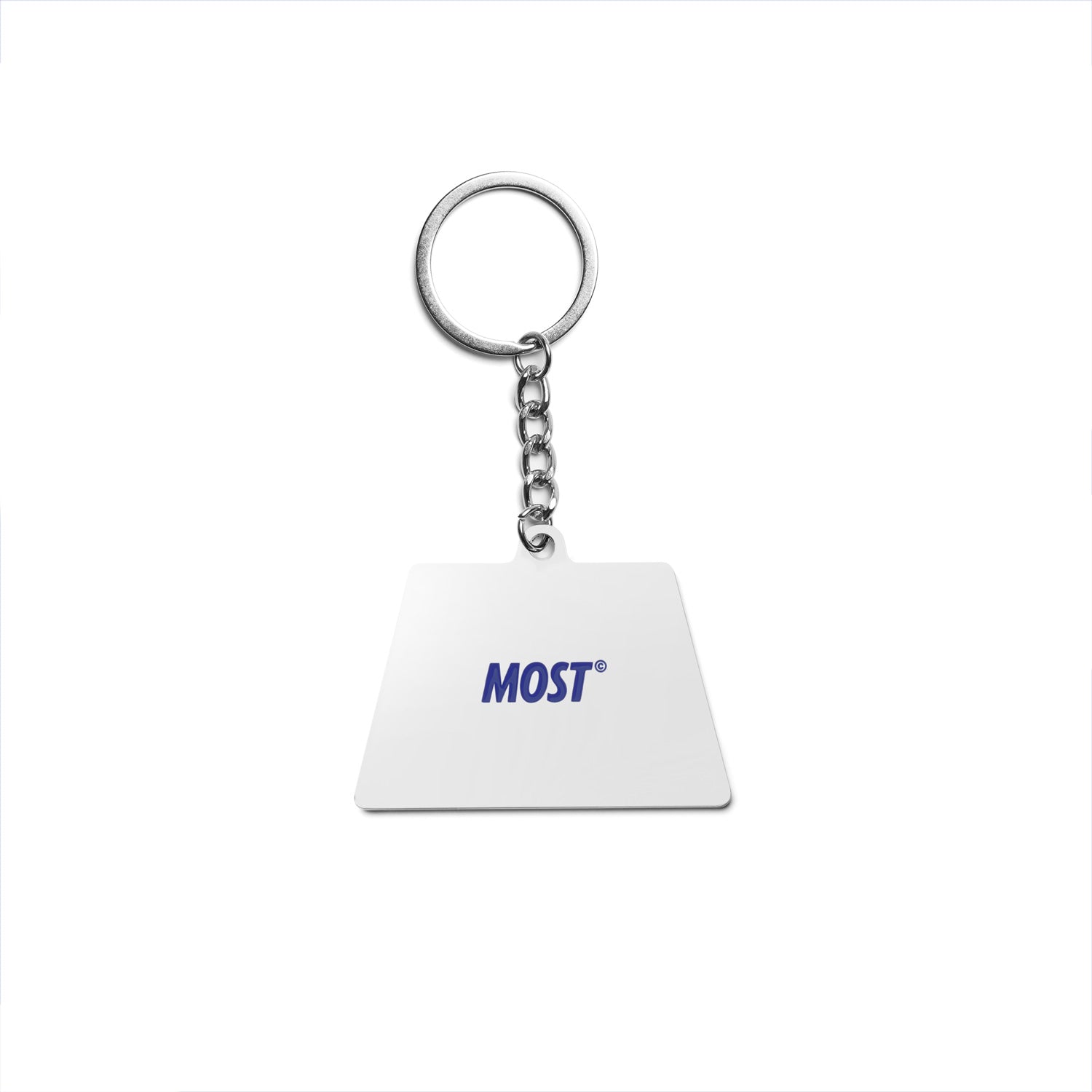 M Warped Large Keychain