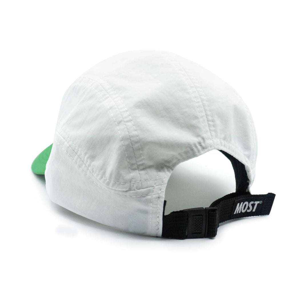 Tennis Running Cap - White/Green