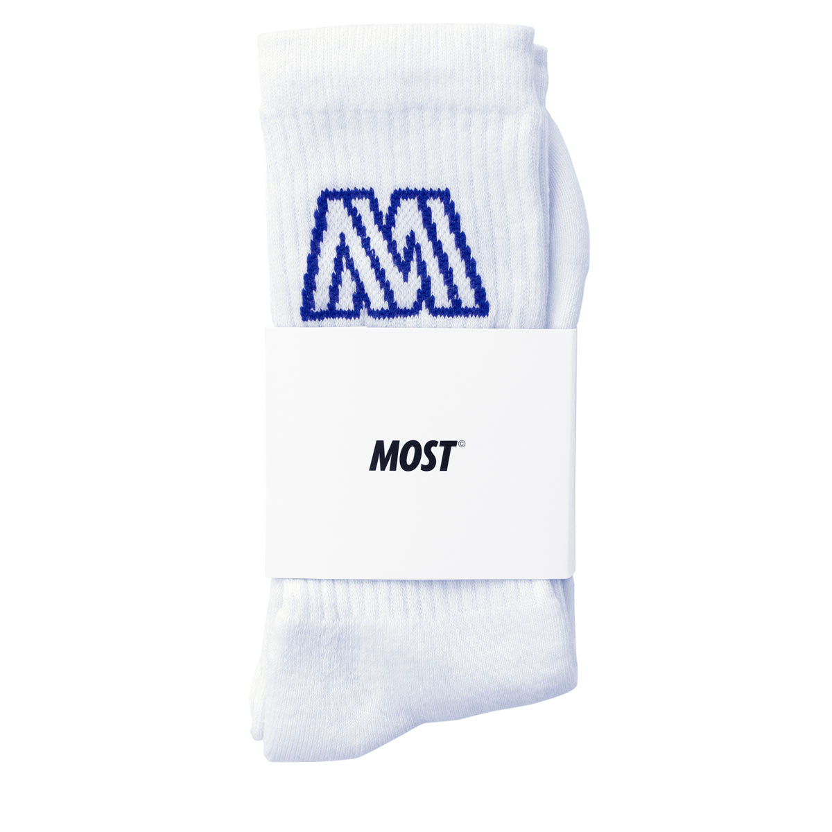 Warped Sock - White